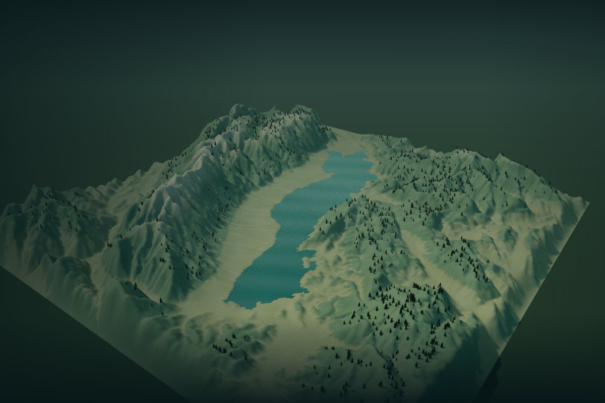 大理 · 苍山洱海：云南大理 · 苍山与洱海三维场景