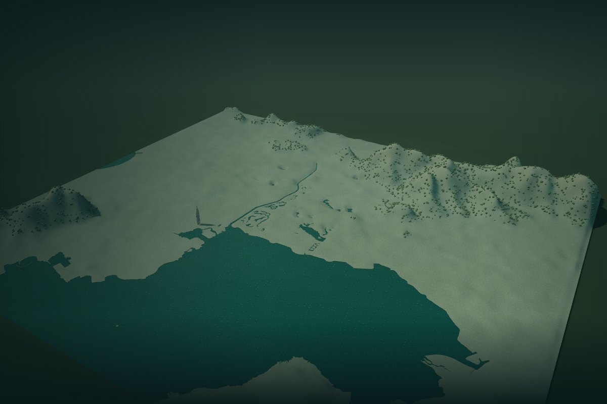深圳 · 山海连城：塘朗山 · 大沙河 · 深圳湾三维场景